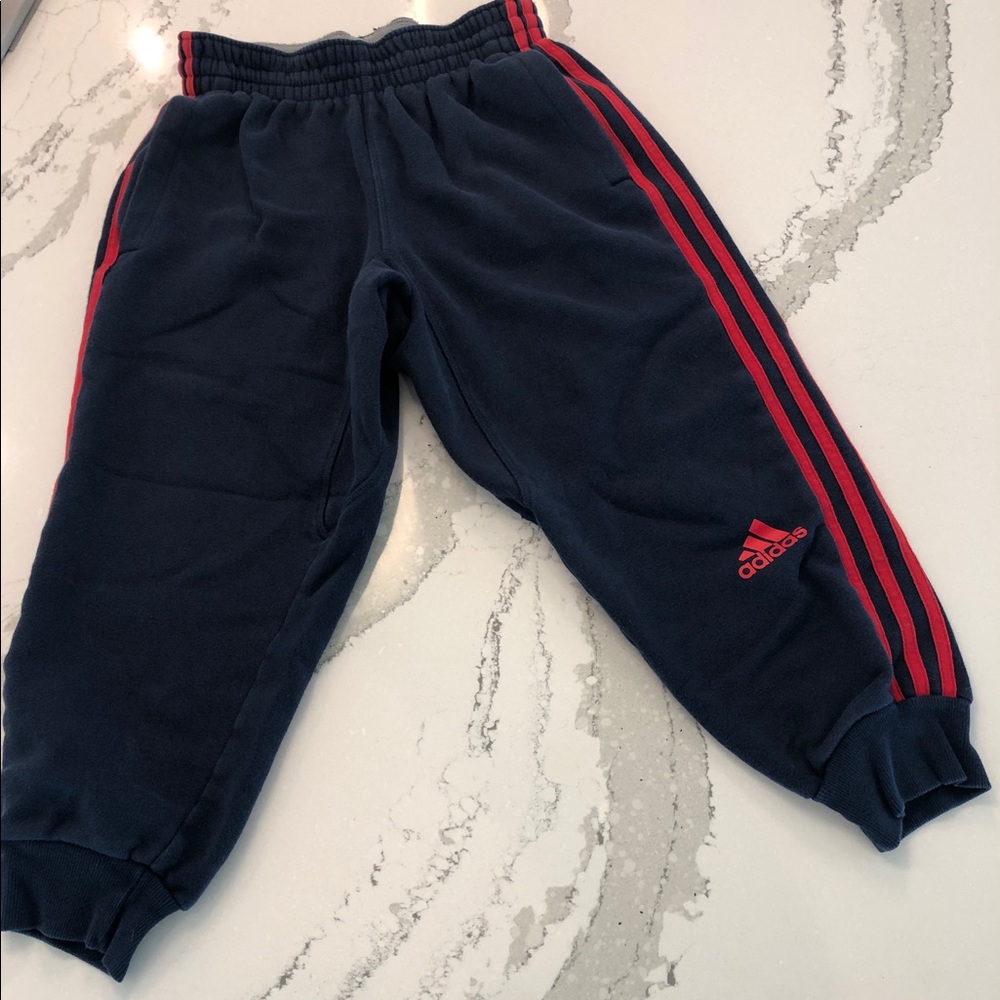 Navy/red Adidas Joggers!